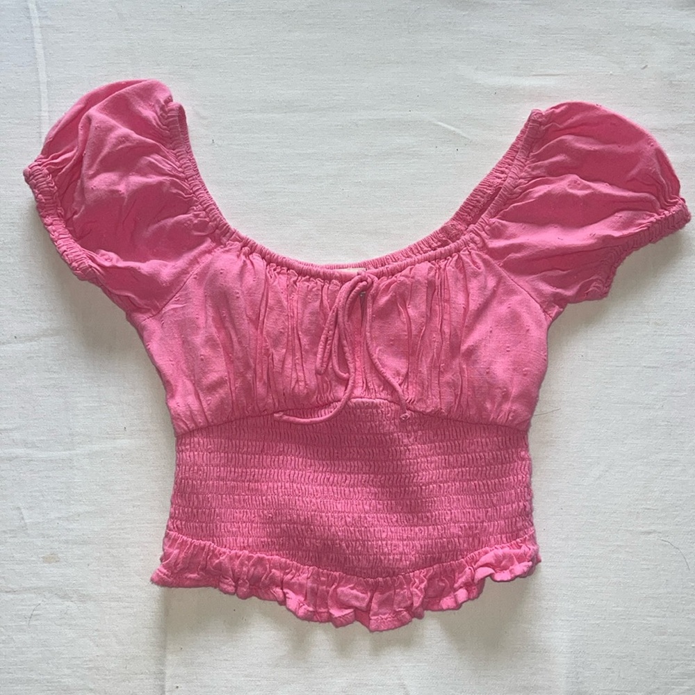 Hollister Pink Blouse size Small